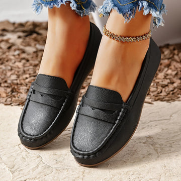 Xajzpa New Flats Shallow Loafers Women Walking Casual Shoes Designer Summer Comfort Soft Sole Shoes Brand Office Zapatillas De Mujer